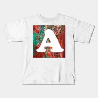 Alphabeth, letter A Kids T-Shirt